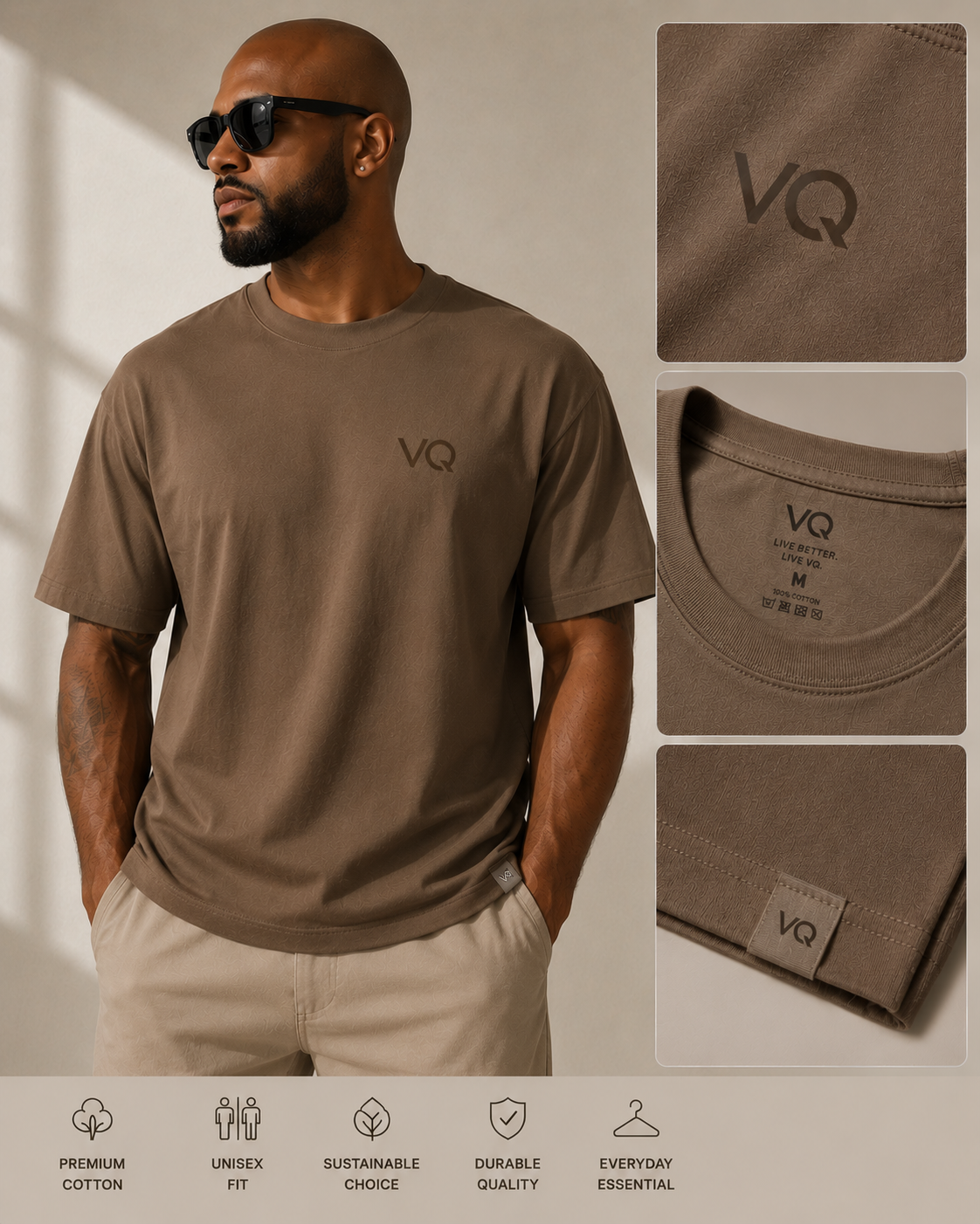 VQ Essential Premium Cotton Unisex T-Shirt