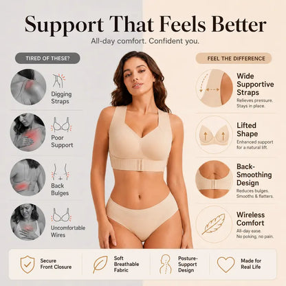LiftEase Wireless Posture Support Bra