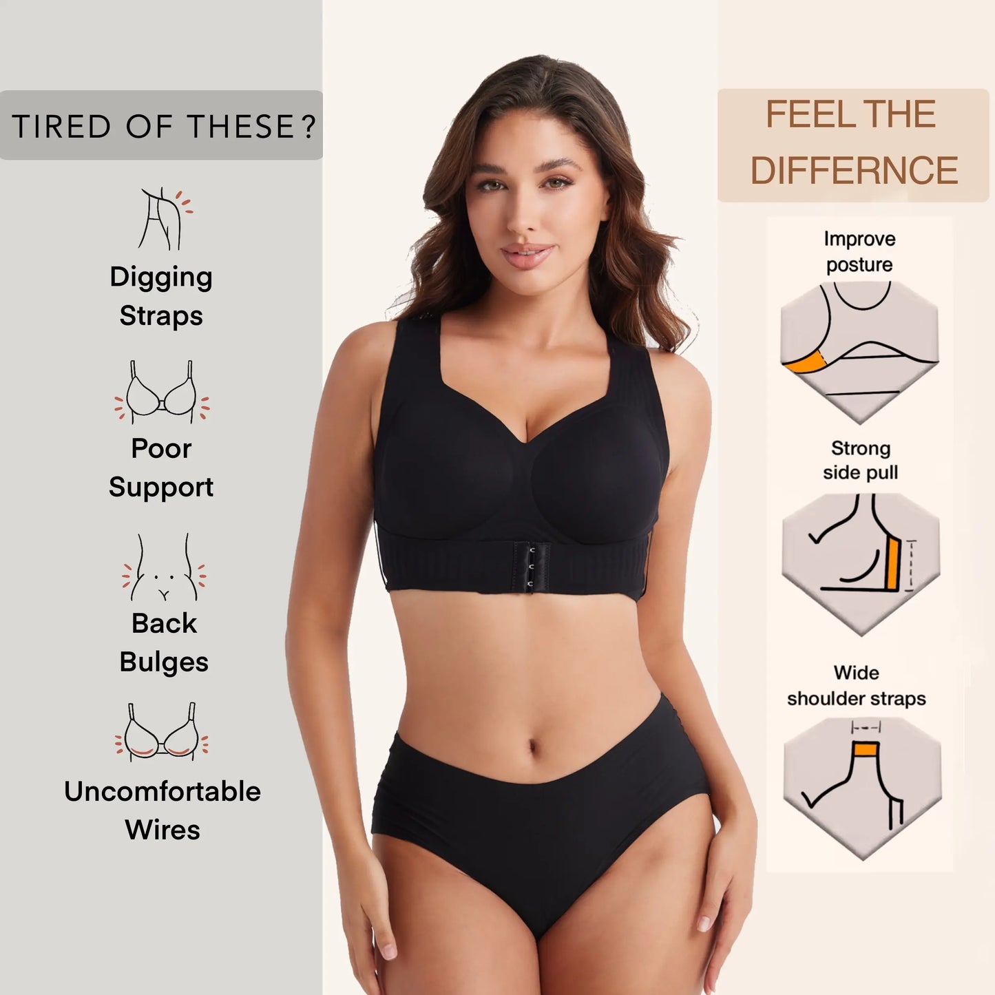 LiftEase Wireless Posture Support Bra
