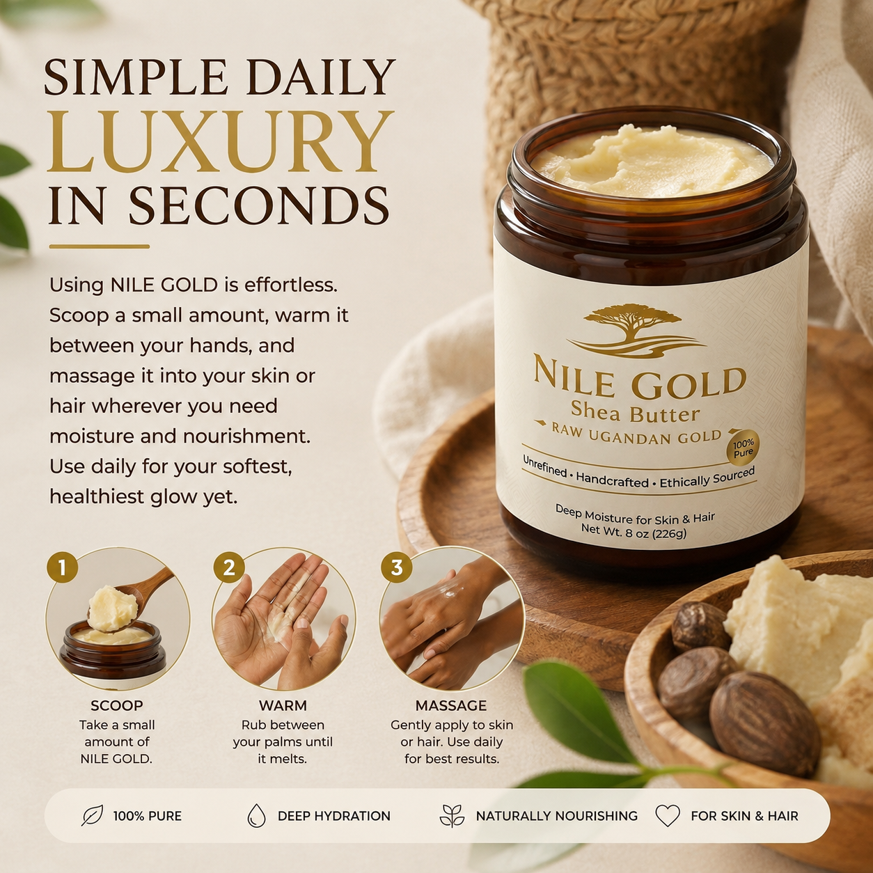 NILE GOLD Shea Butter